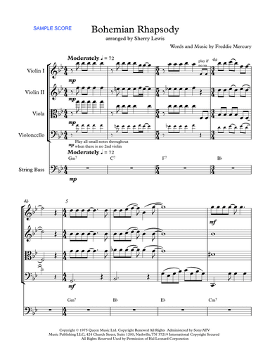 Bohemian Rhapsody (arr. Sherry Lewis)