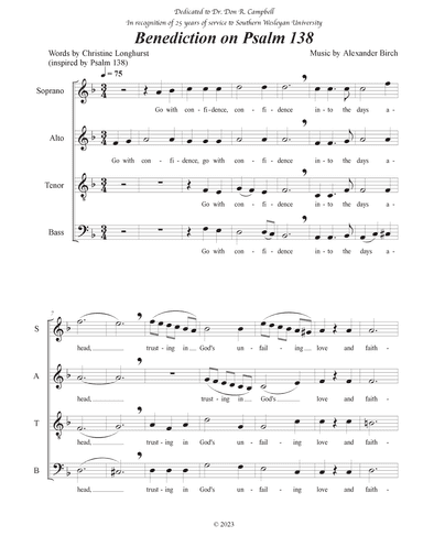 Benediction on Psalm 138