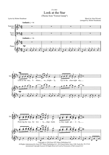 Forrest Gump - Main Title (Feather Theme)  from the Paramount Motion Picture FORREST GUMP (arr. Robert Steadman)