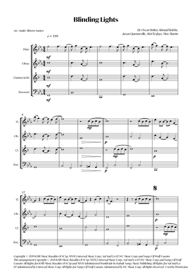 Blinding Lights (arr. André Alberto Santos)