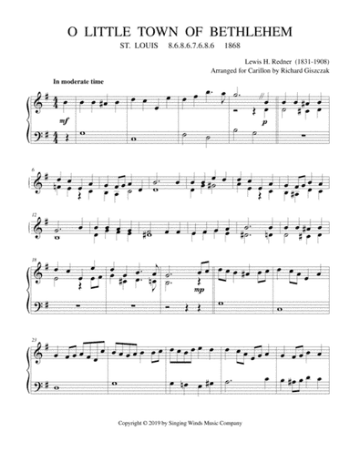 O Little Town of Bethlehem (ST. LOUIS) (arr. Richard Giszczak)