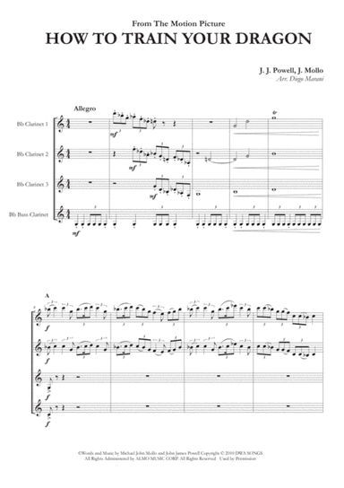 How To Train Your Dragon (arr. Diego Marani)