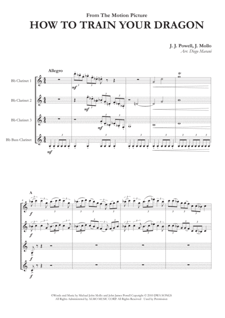 How To Train Your Dragon (arr. Diego Marani)