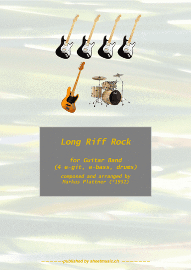 Long Riff Rock for Guitar Band