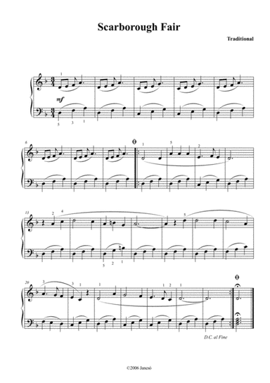 Scarborough Fair (arr. Thomas Jancso)