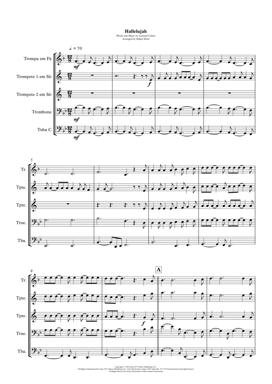 Hallelujah (arr. Rafael Brito)