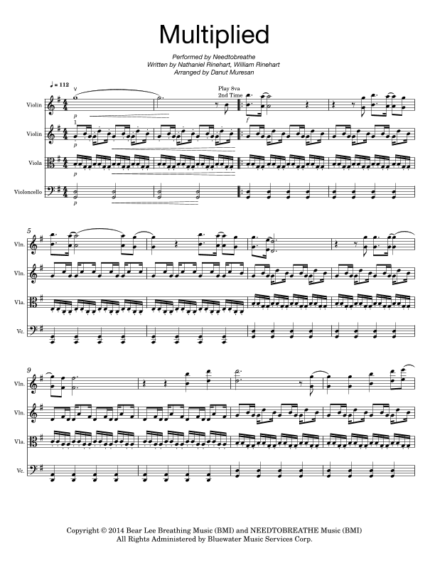 Multiplied (arr. Danut Muresan)