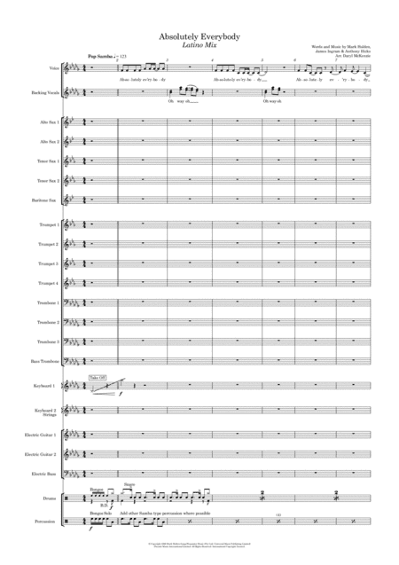 Absolutely Everybody (arr. Daryl McKenzie)
