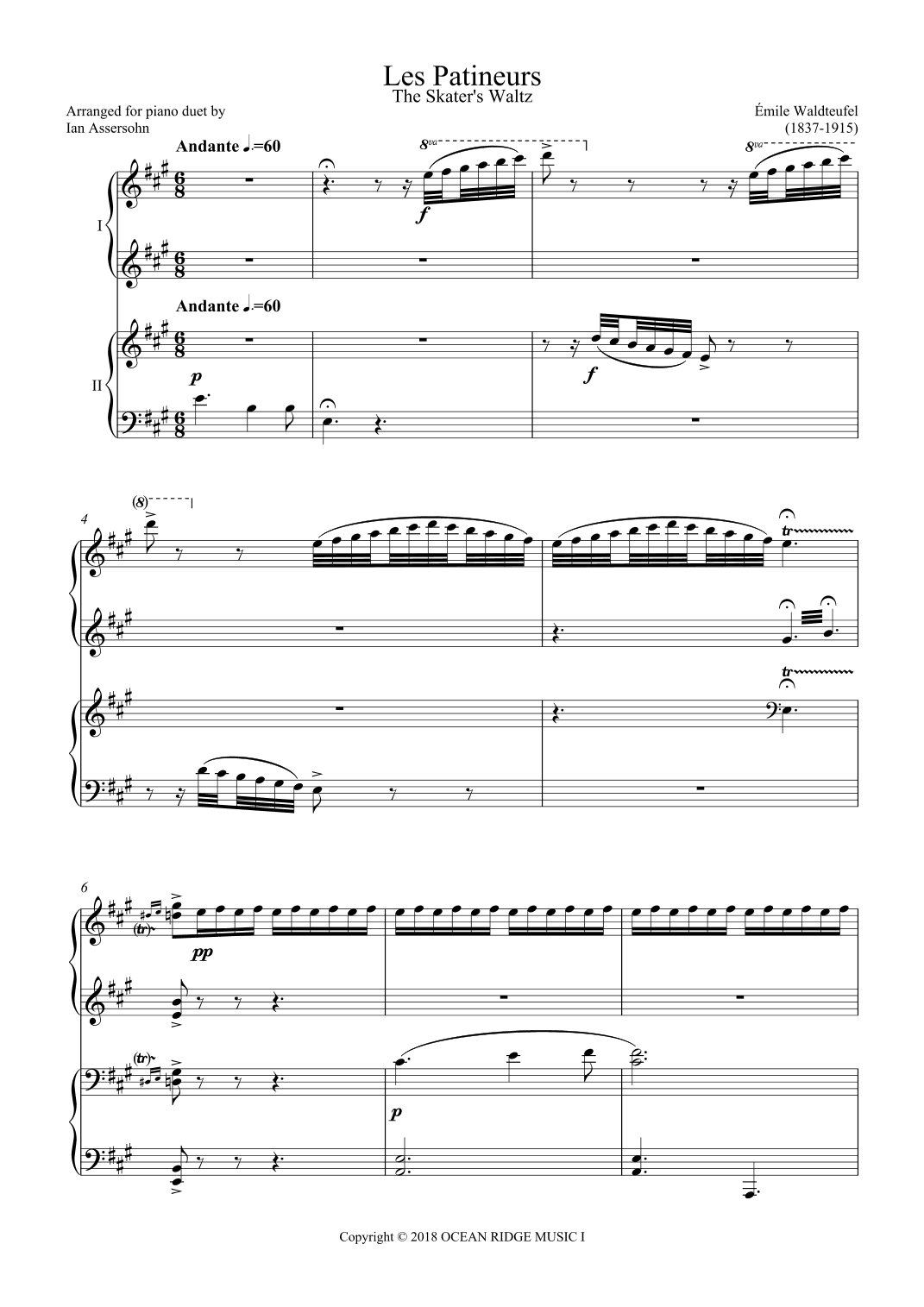 Skater's Waltz, The (arr. Ian Assersohn)