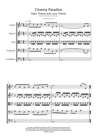 Cinema Paradiso (arr. Ana Vieira)