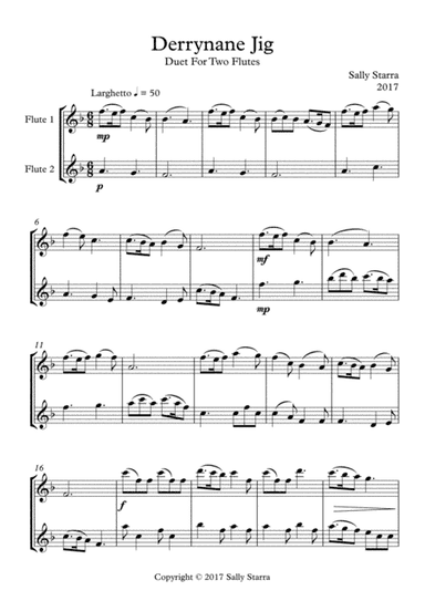 Derrynane Jig - Flute Duet