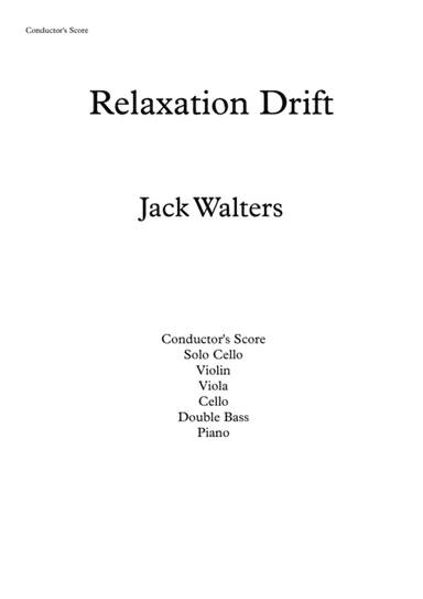 Relaxation Drift