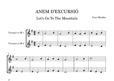 ANEM D'EXCURSIO Tp Duet