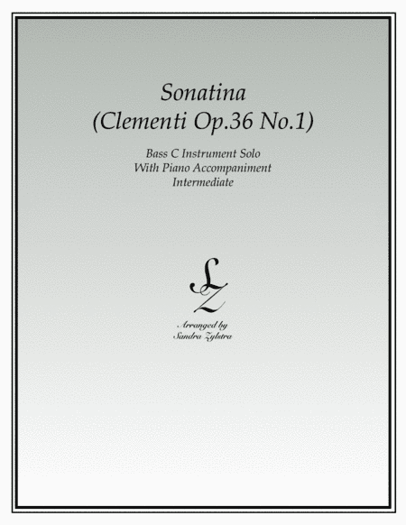 Sonatina-Clementi (Op. 36, No. 1) (bass C instrument solo) (arr. Sandra Zylstra)