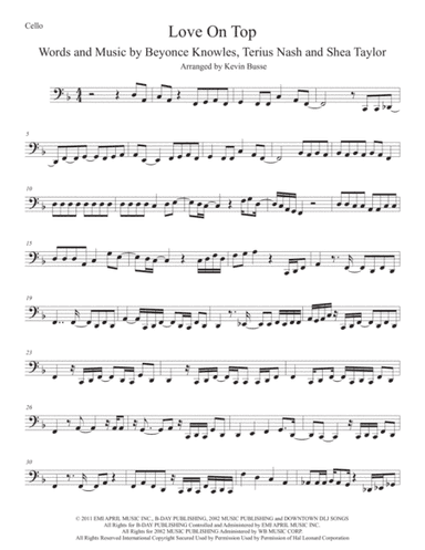 Love On Top (arr. Kevin Busse)