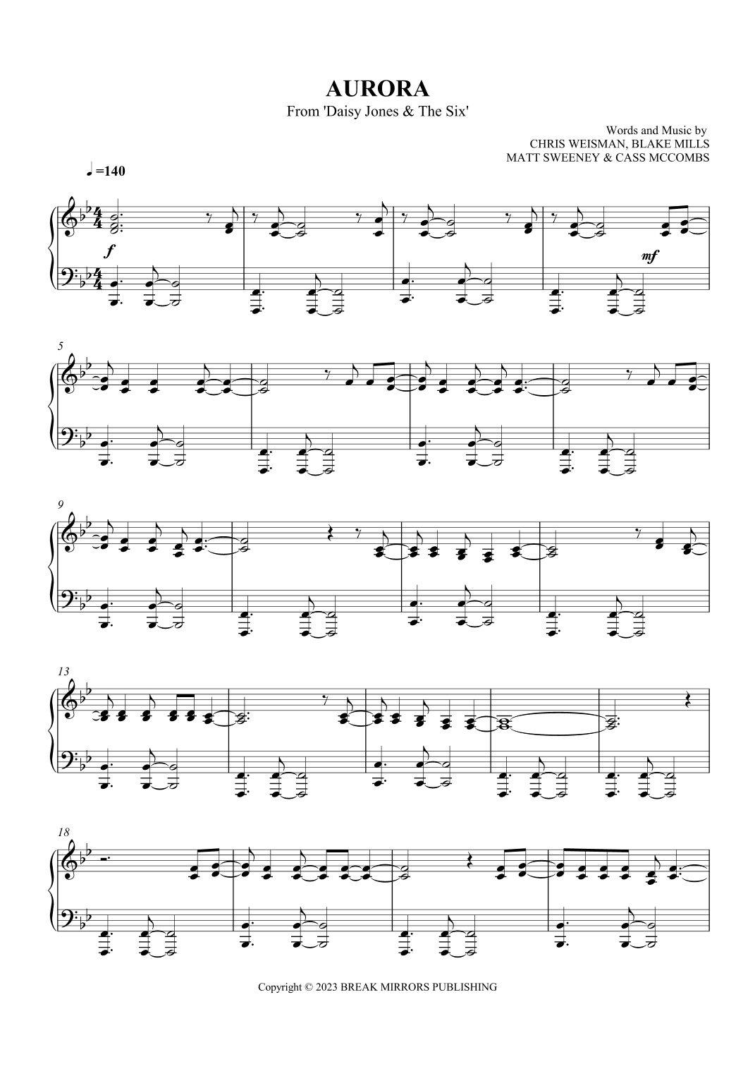 Aurora (arr. SCMusic)