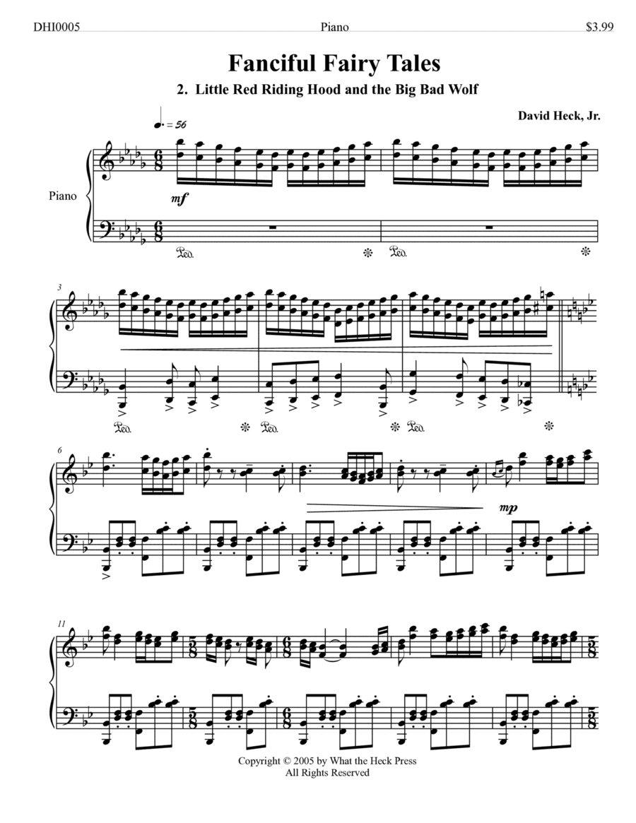 Fanciful Fairy Tales:  Little Red Riding Hood and the Big Bad Wolf