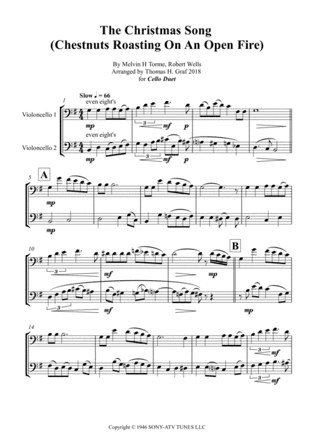 The Christmas Song (chestnuts Roasting On An Open Fire) (arr. Thomas H. Graf)