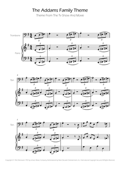 Addams Family Theme (arr. Ygor Nunes)