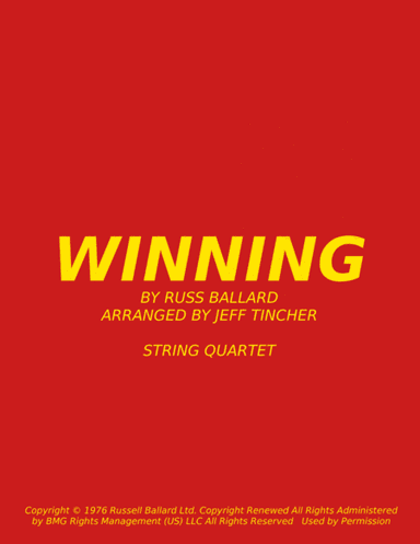 Winning (arr. Jeff Tincher)