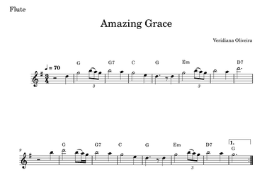 Amazing Grace (arr. Veridiana Oliveira)