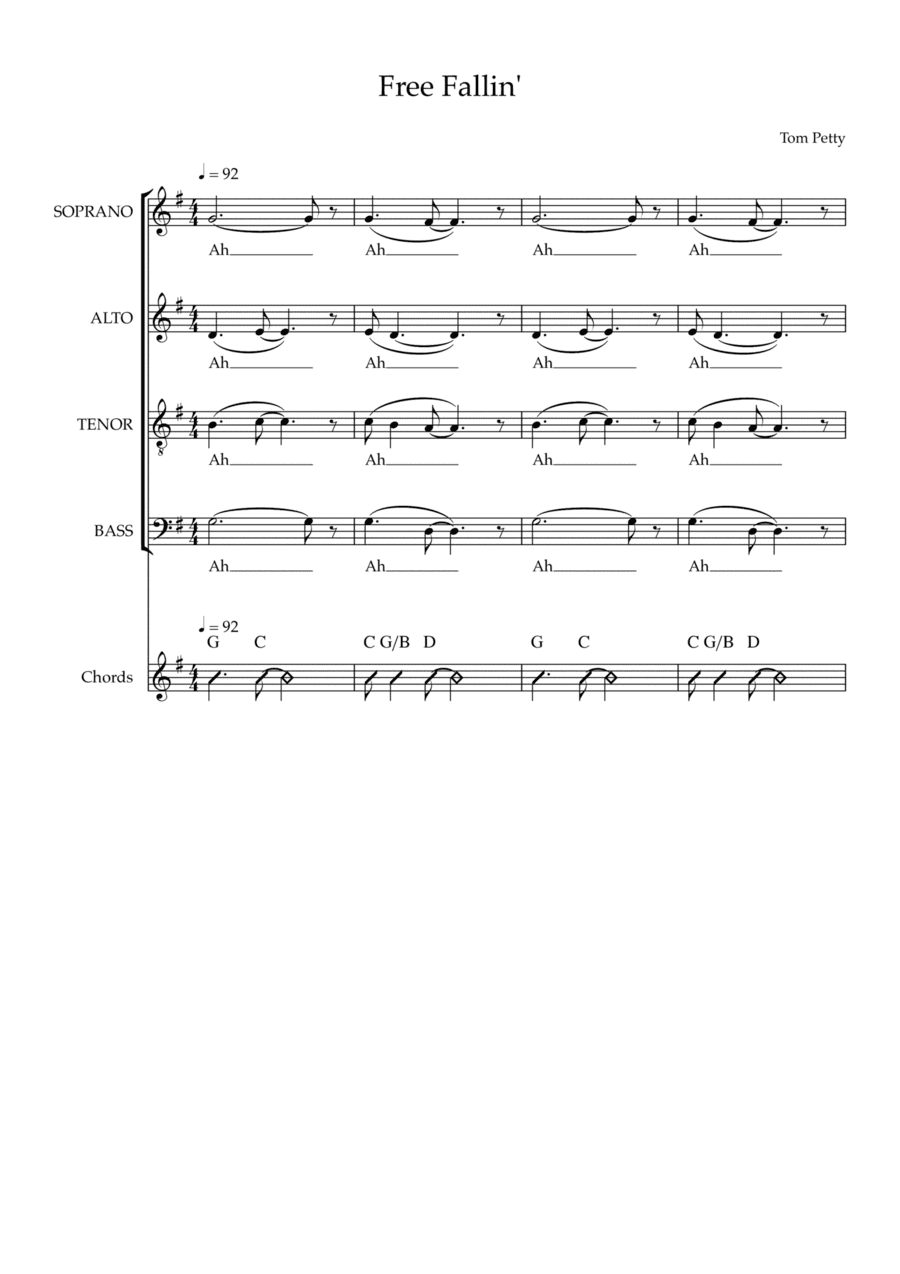 Free Fallin' (arr. William Blake)