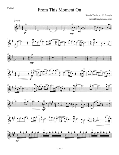 From This Moment On (arr. Patrick Forsyth)