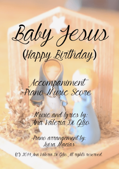 BABY JESUS (Happy Birthday) - Accompaniment Piano