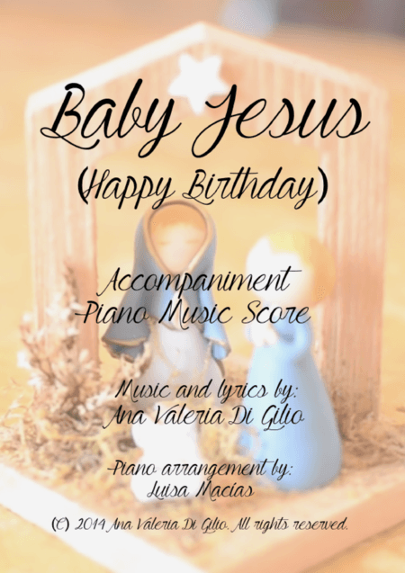 BABY JESUS (Happy Birthday) - Accompaniment Piano