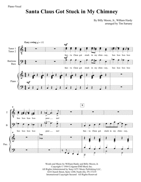 Santa Claus Got Stuck In My Chimney (arr. Tim Sarsany)