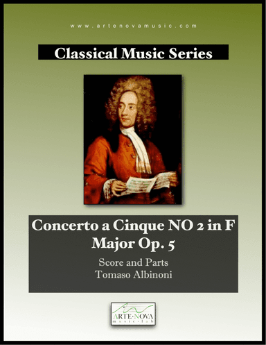 Concerto a Cinque No 2 in F Major op. 5 No 2 (arr. Arte Nova Music Lab)
