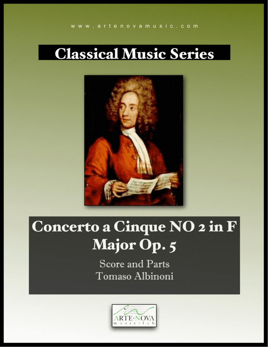Concerto a Cinque No 2 in F Major op. 5 No 2 (arr. Arte Nova Music Lab)