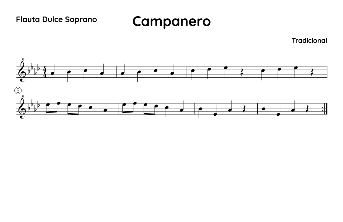 Campanero - Ab (arr. SUZUME)