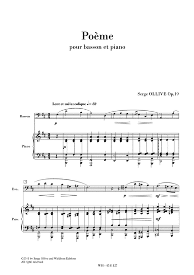 POEME , OP. 19