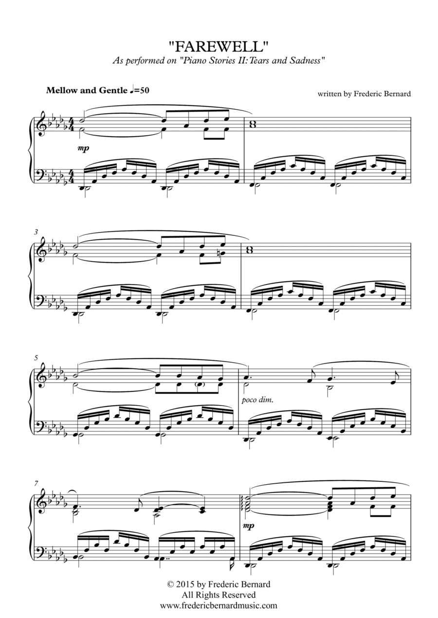 Farewell (Emotional Piano Solo)