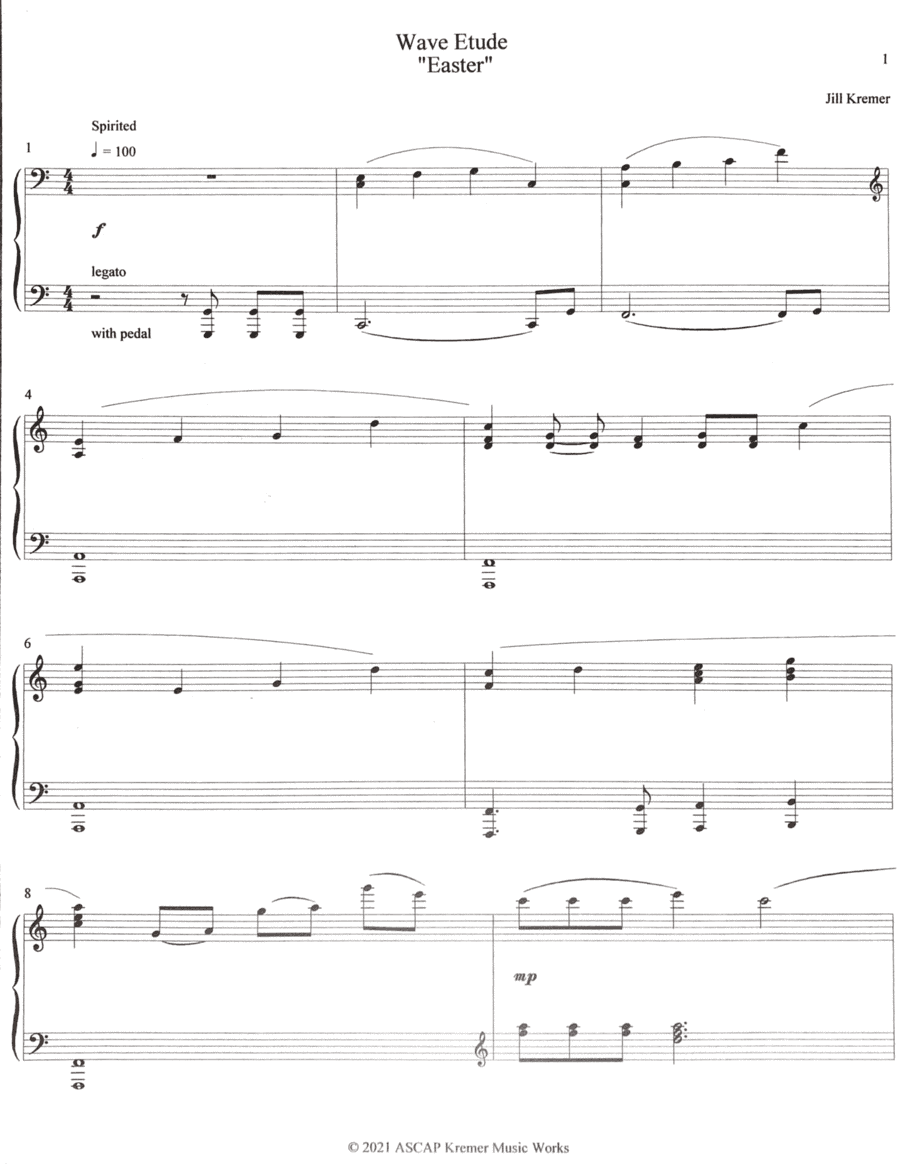 Wave Etude "Easter"