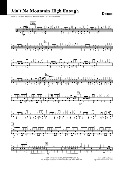 Ain't No Mountain High Enough (arr. Hiroshi Yasuda)