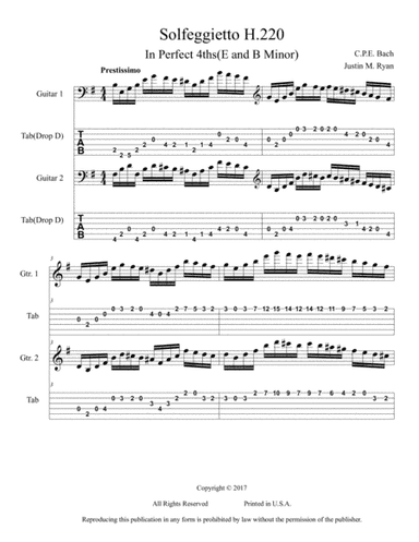 Solfeggietto (arr. Justin M. Ryan)