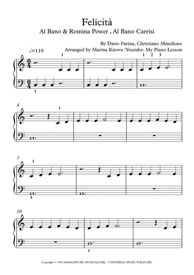Felicit (arr. Marina Kirova)