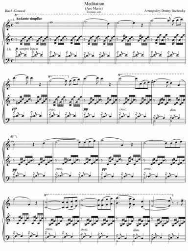 Ave Maria - Bach-Gounod-Bachinsky (arr. Dmitry Bachinsky)