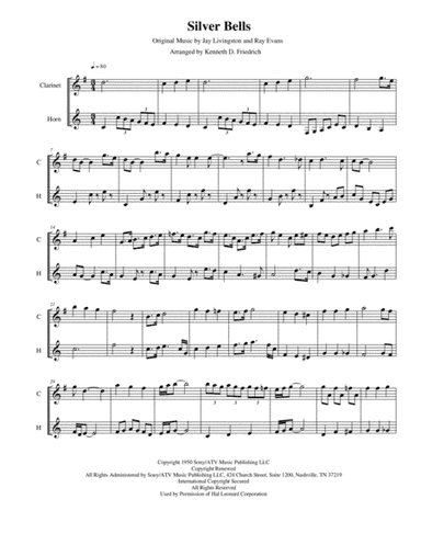 Silver Bells (arr. Kenneth D. Friedrich)
