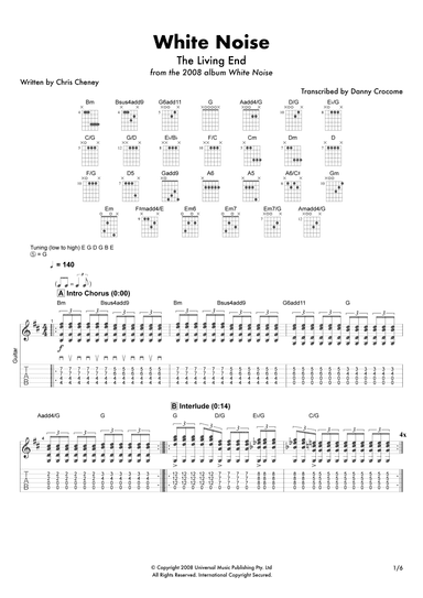 White Noise (arr. Danny Crocome)