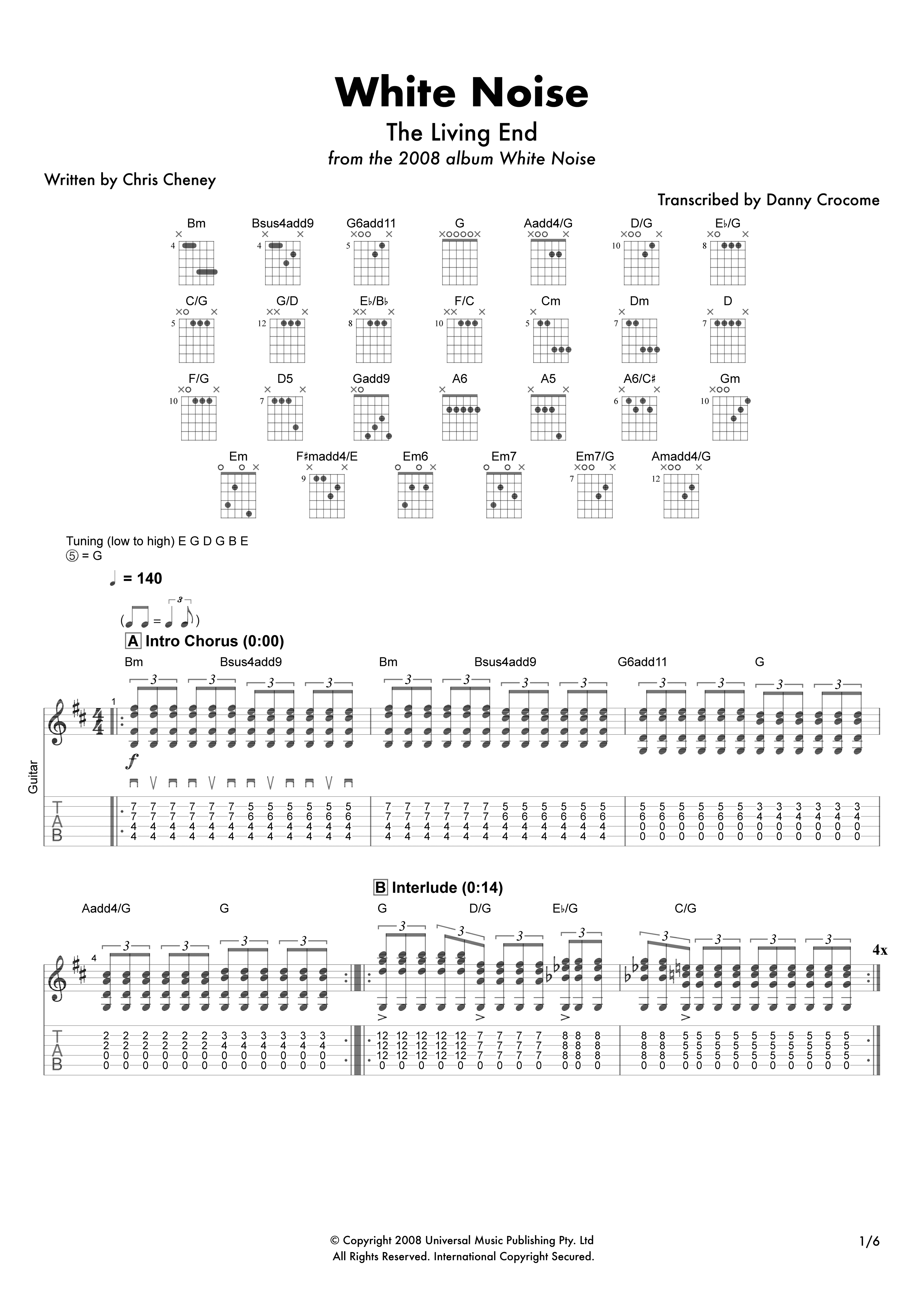 White Noise (arr. Danny Crocome)