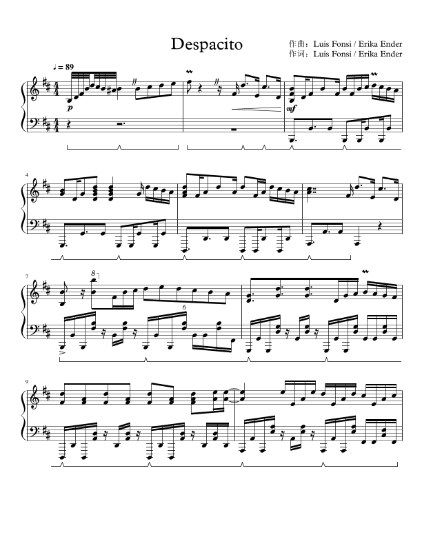 Despacito (arr. Luis Fonsi)