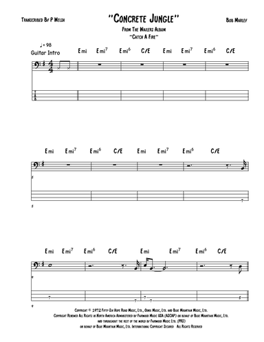 Concrete Jungle (arr. Accubass)