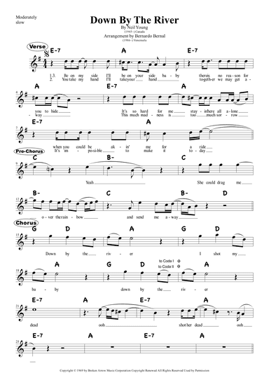 Down By The River (arr. Bernardo Bernal Hidalgo)