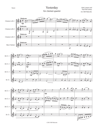 Yesterday (arr. Bill Malcolm)