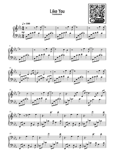 My Immortal (arr. Evanescence-Like You)