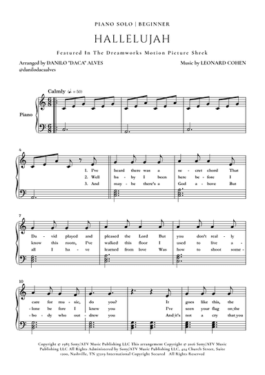 Hallelujah (arr. Danilo "Daca" Alves)