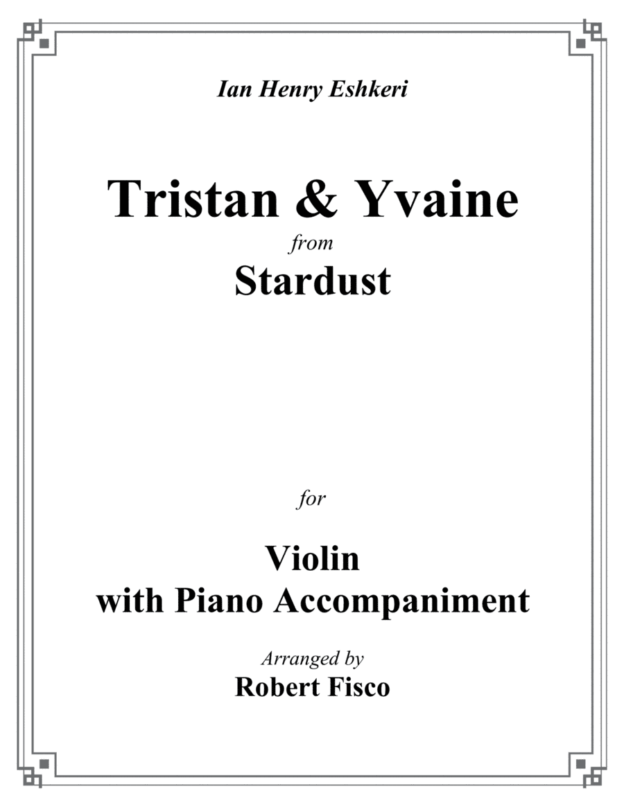 Tristan & Yvaine (arr. Robert Fisco)